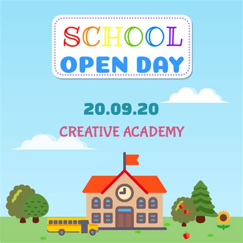 School Open day | Invitation Template