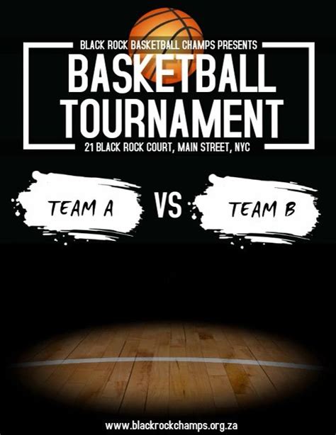 Basketball Tournament | Basketball posters, Basketball, Poster template