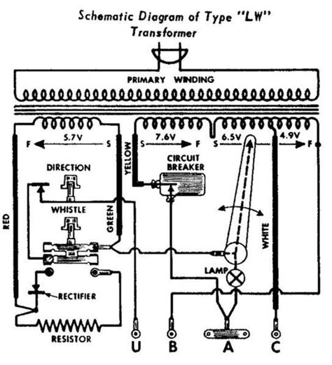 Lionel 1033 Transformer Wiring Diagram