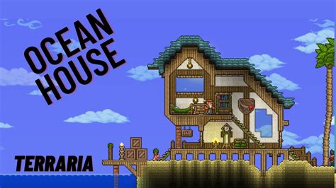 Easy Small Ocean House: Terraria - YouTube