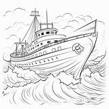 30 Boat Coloring Book Pages For Kids And Adults  sketch template