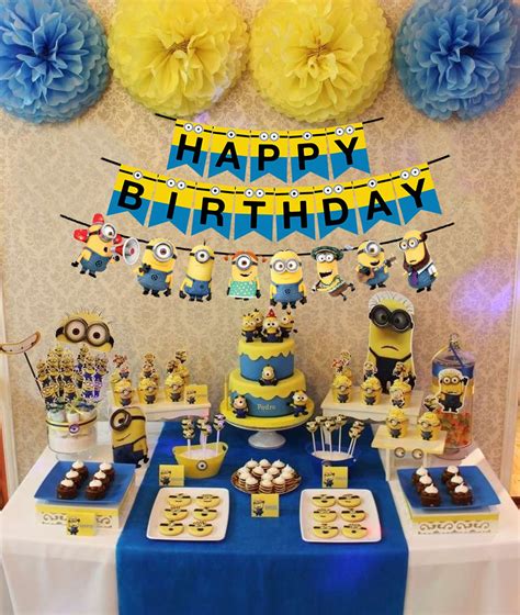 Instant Download minion party supplies minion minion cake | Etsy