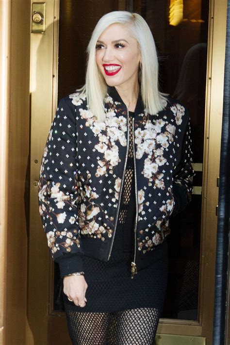 Gwen Stefani Style - Leaving Z100 Studios in New York City, December 2015