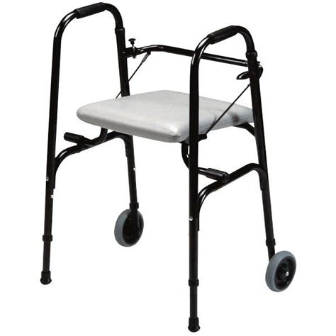 2-Wheeled Walker with Fold Down Seat | Ocelco