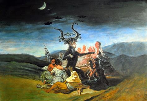 Artnautics: Witches' Sabbath (The Great He-Goat) - Francisco Goya