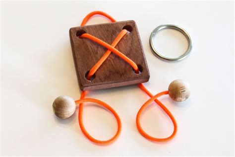 Rope / Ring Puzzle | Rope rings, Wood puzzle box, Puzzle crafts