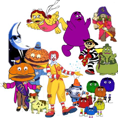 Cartoon McDonald's characters by FastFoodGames on DeviantArt