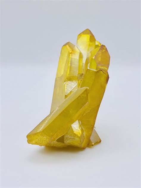 Yellow Aura Quartz cluster – Jennifer Colucci