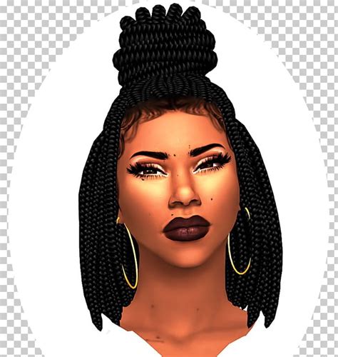 The Sims 4 Hairstyle The Sims 3 Afro PNG, Clipart, African American ...