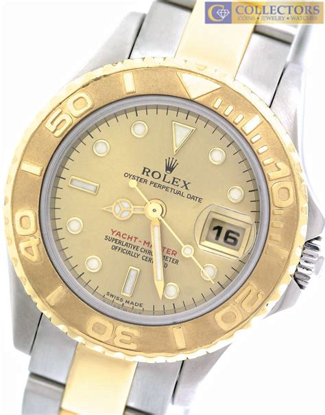 Ladies Rolex Yacht-Master 169623 K Two-Tone 18K Gold Stainless 29mm ...