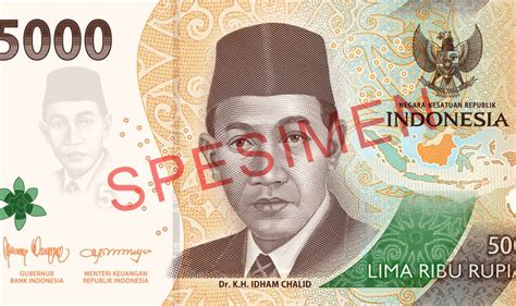 Ciri Uang Rupiah Kertas Pecahan 5.000 Tahun Emisi 2022 | Hukum Positif Indonesia