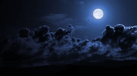 Full Moon Wallpaper Moon Night Clouds Sky Hd Wallpape - vrogue.co