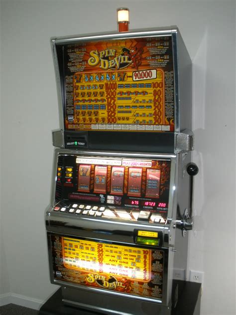 IGT SPIN DEVIL FIVE REEL S2000 SLOT MACHINE WITH 40 LINE PLAY For Sale • Gambler's Oasis USA