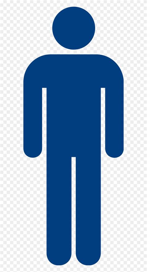 Download Male - Blue Mens Toilet Sign Clipart (#145556) - PinClipart