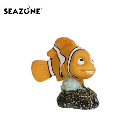 Artificial clownfish Nemo aquarium ornament - Seazone Aquarium