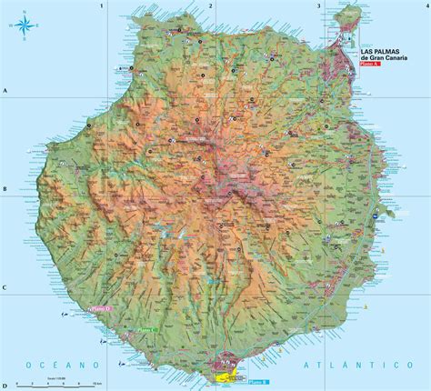 Gran Canaria tourist map