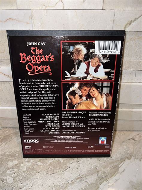 BEGGAR'S OPERA DVD 80'S MUSICAL BBC JOHN GAY ROGER DALTREY THE WHO BOB ...