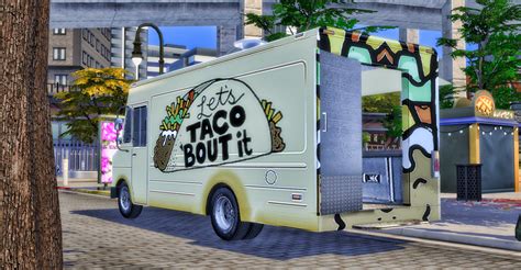 BLVCKLIFESIMZ food truck recolors | sims 4 decor | Sims 4 cc folder ...