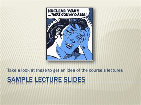 Sample lecture slides