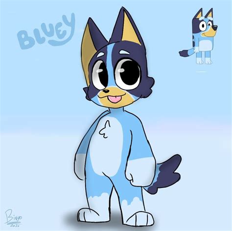 Bluey fanart | Character design, Anthro furry, Sketchbook art inspiration