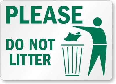 Do Not Litter Signs - Don't Be a Litterbug Signs - ClipArt Best - ClipArt Best | Poster Art ...