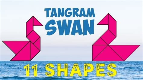 Tangram Swan - Tangram For Kids - 11 Swan Shapes || Voom Kids - YouTube