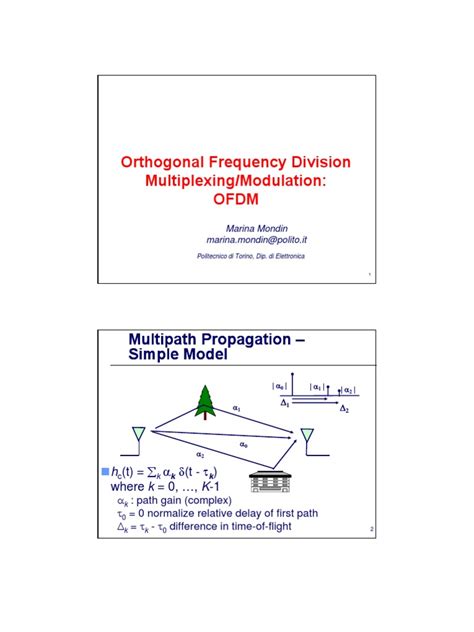 Slides - Ofdm Tutorial 2008 - MM | PDF | Orthogonal Frequency Division Multiplexing | Modulation