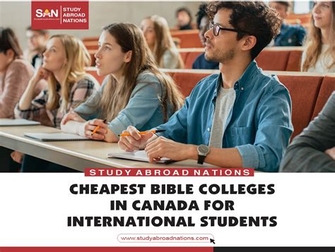 7 Cheapest Bible Colleges in Canada for International Students 2024