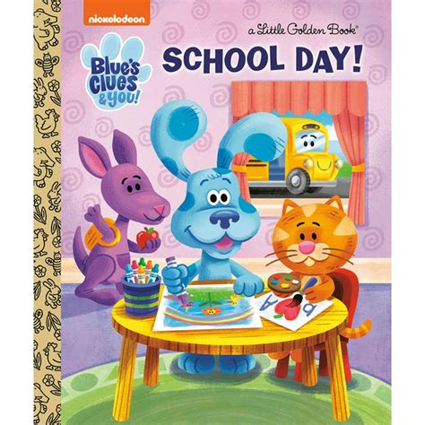 Little Golden Book: School Day! (Blue's Clues & You) (Hardcover ...