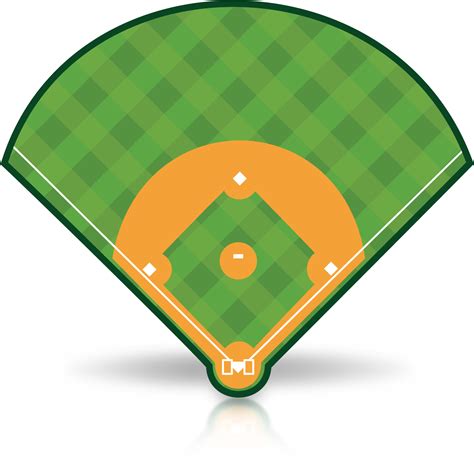 Library Of Baseball Diamond Clip Art Transparent Stock - Transparent Baseball Field Clipart ...