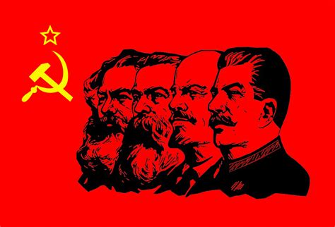 Communism Flag 90 X 150 Cm Marx Engels Lenin Stalin Cccp Ussr Soviet ...