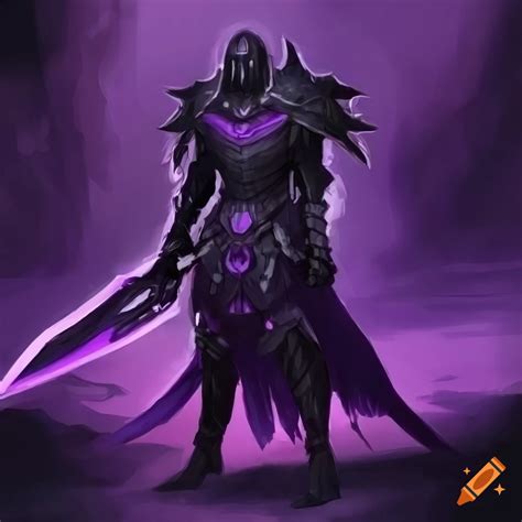Concept art of dark raven armor on Craiyon
