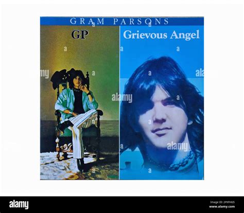 Gram Parsons - GP Grievous Angel - Vintage L.P Music Vinyl Record Stock ...