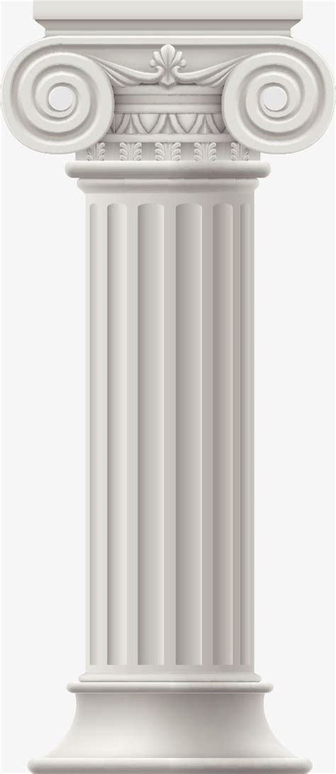 Roman Columns PNG Transparent, Vector Painted European Style Roman Column, Vector, Painted ...