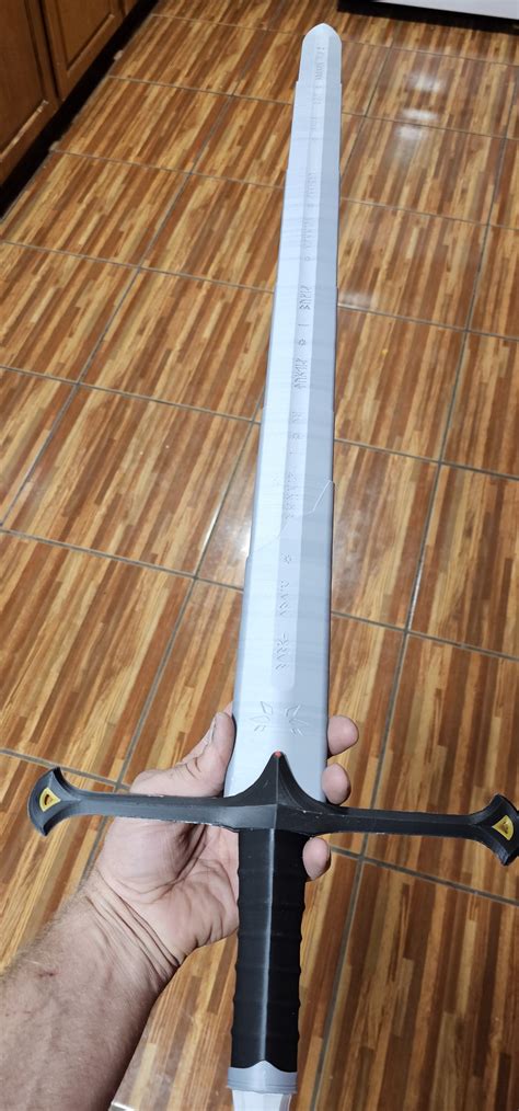 3D printing Anduril / Narsil, Aragorn's Sword • made with Creality Ender 5 Plus・Cults