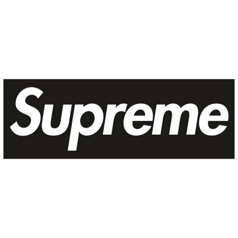 Supreme Black And White SVG | Download Supreme Black And White vector File