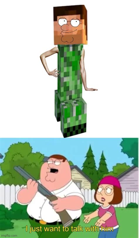 Cursed Peter Griffin Minecraft - Imgflip