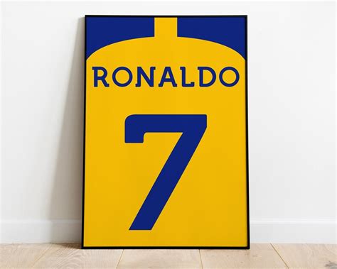 Cristiano Ronaldo 2023 Jersey Poster Digital File .png and - Etsy