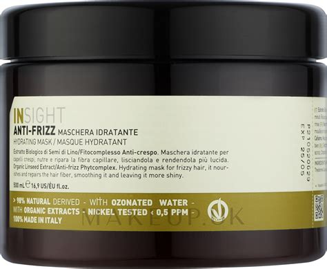 Insight Anti-Frizz Hair Hydrating Mask - Moisturizing Hair Mask | Makeup.uk