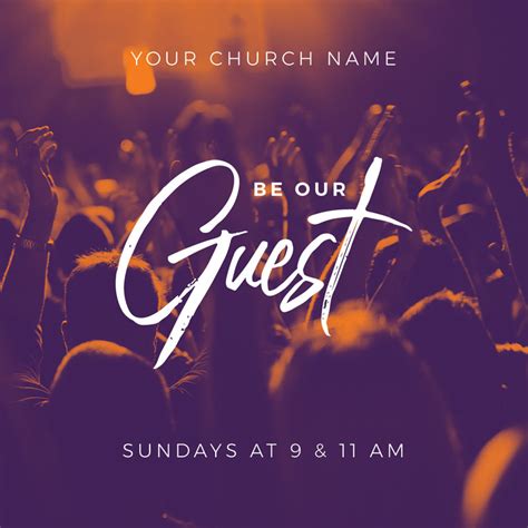 Be Our Guest InviteCard - Church Invitations - Outreach Marketing