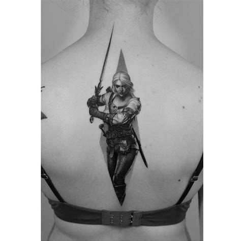 Beautifully detailed Ciri Tattoo | Witcher tattoo, Tattoos, Gaming tattoo