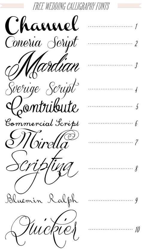 Artsy Weddings, Indie Weddings, Vintage Weddings, DIY Weddings » Blog Archive » Free 40 fonts fo ...