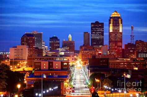 Downtown Des Moines Iowa Photograph by Denis Tangney Jr | Pixels