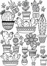Cactus Printable Coloring Pages sketch template