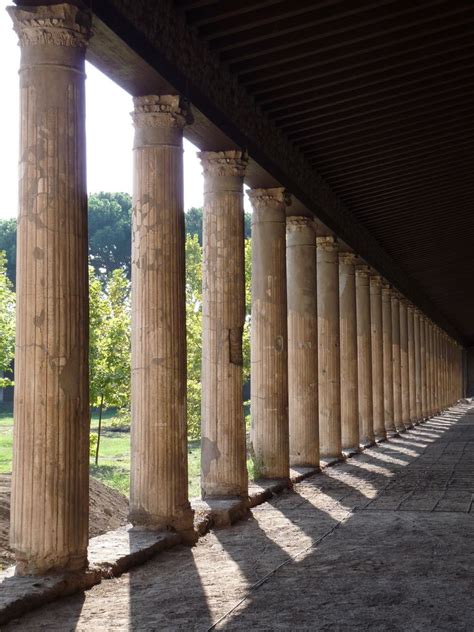 portico of gymnasium in Pompeii | Portico, Pompeii, Open air