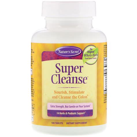 Nature's Secret, Super Cleanse, 100 Tablets - iHerb