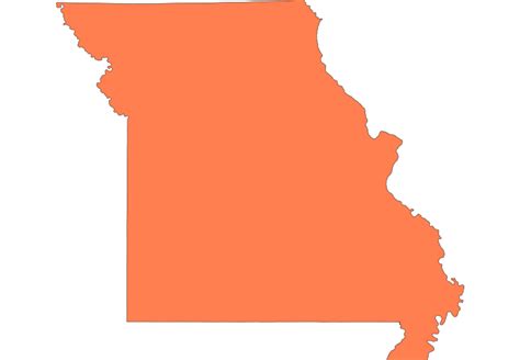 Missouri State Outline | SVG and PNG Download