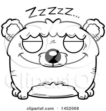 Sleeping Bear Drawing | Free download on ClipArtMag