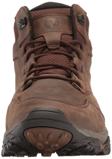 Merrell Men's Moab Adventure Mid Waterproof Hiking Boot, Dark Earth ...