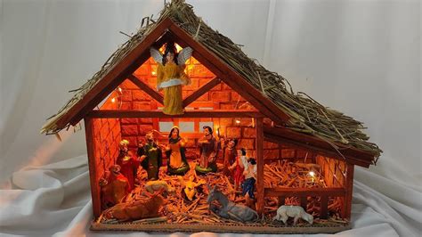 How to Make Christmas Crib :: Nativity Scene :: Christmas Decorations ...